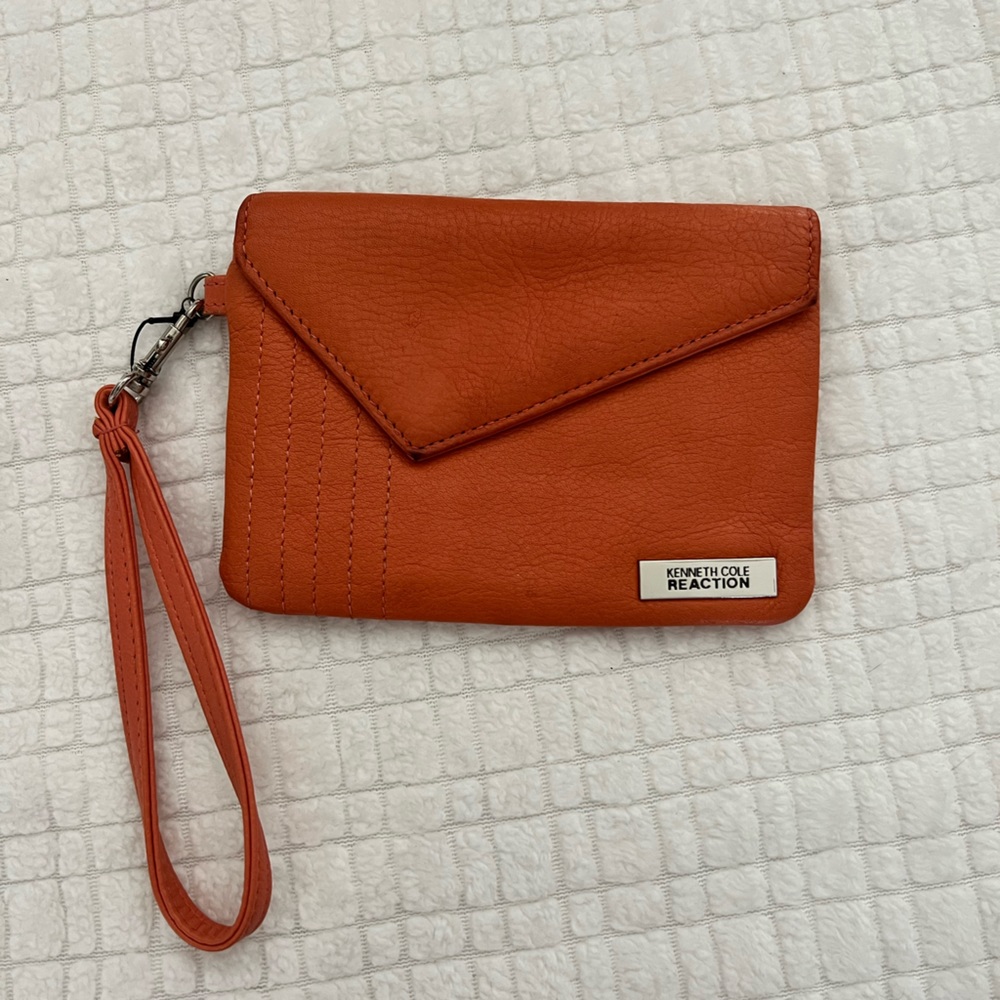 Orange wristlet